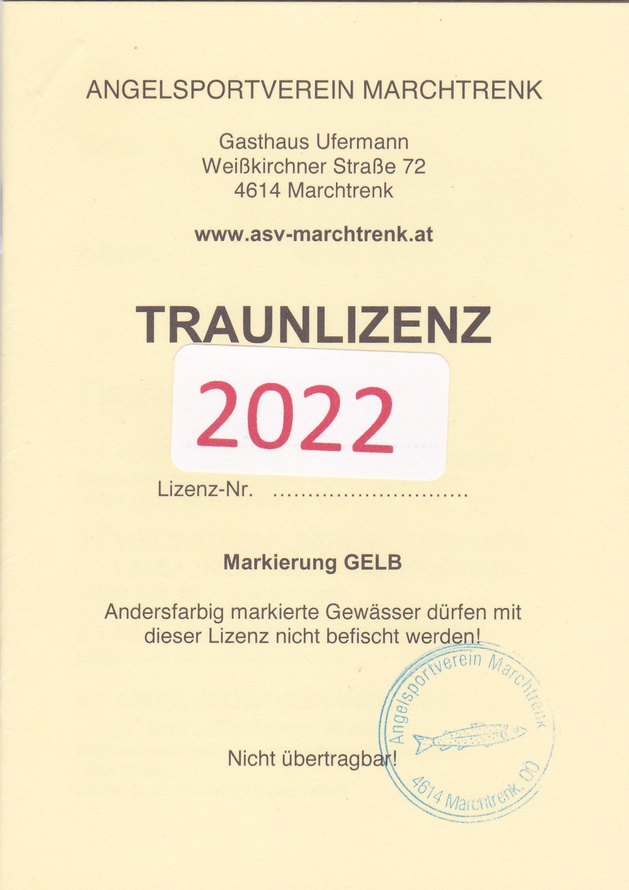 ASV Traunlizenz 2022